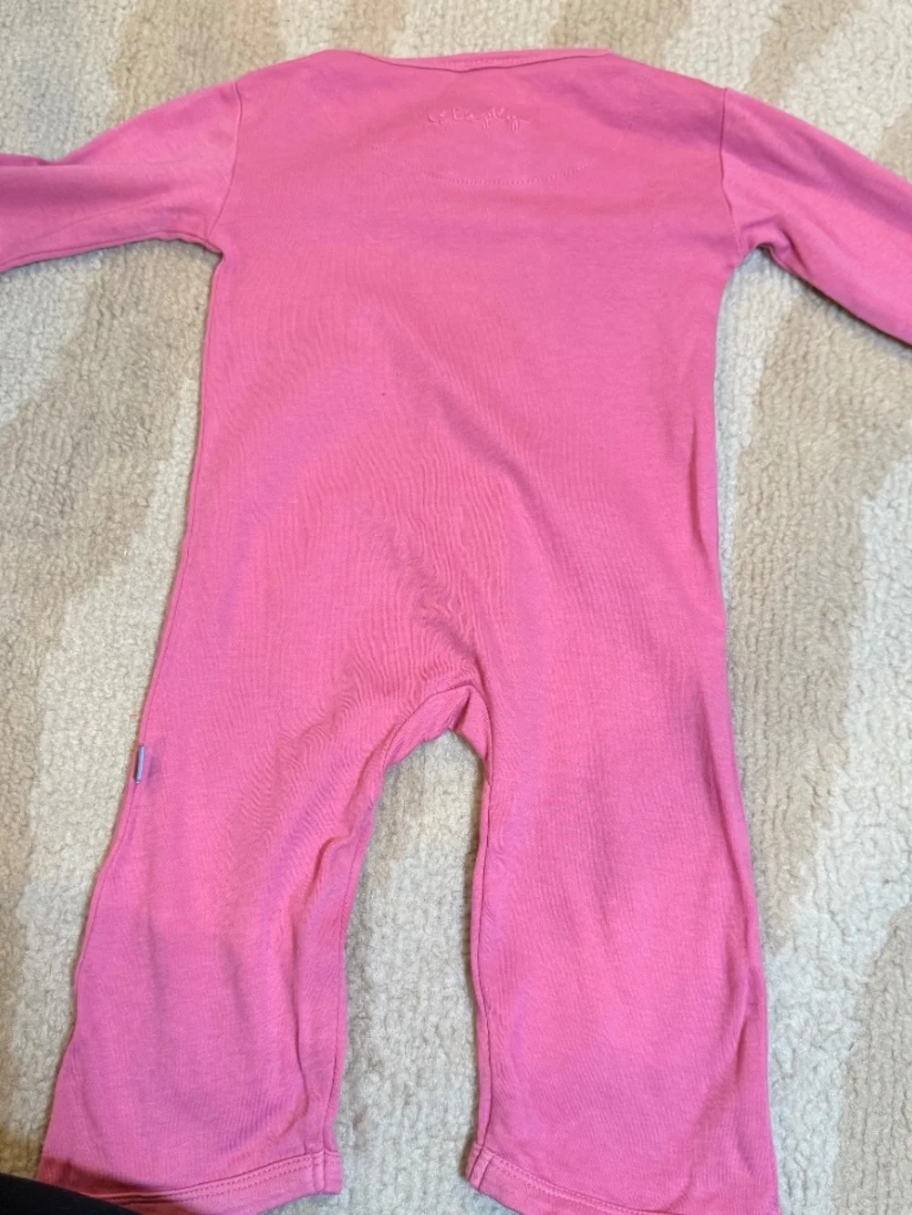 Magnetic Me Simply Solid Pink Magnetic Romper 3-6M Organic Cotton